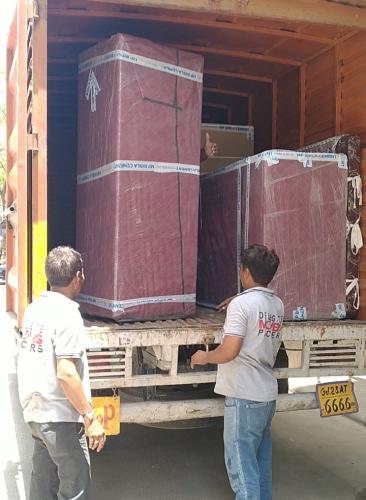 Loading of Shipment by team of Delegate Movers And Packers