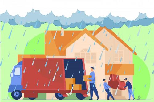 Delegate-Movers-And-Packer-in-MonsoonAvoid Loading in Such weather Condition or Reschedule the Loading.