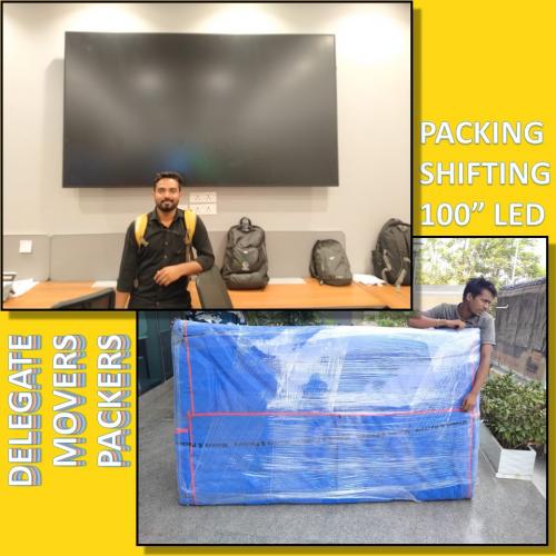 Large-LED-Packing and Shifting by Delegate Movers and Packers